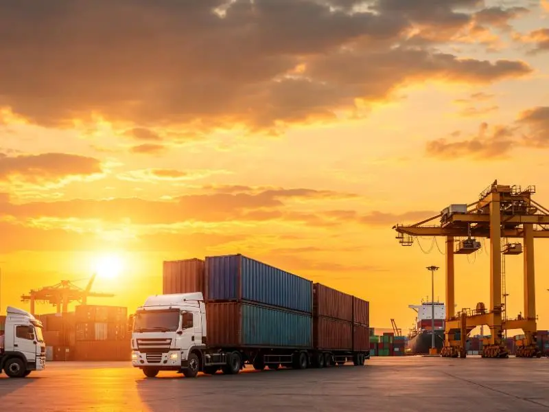 Logistics and export operations for mineral transportation