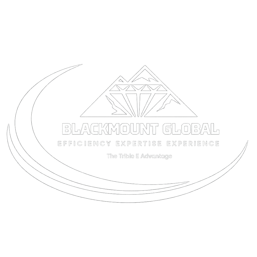 White Blackmount Global Logo